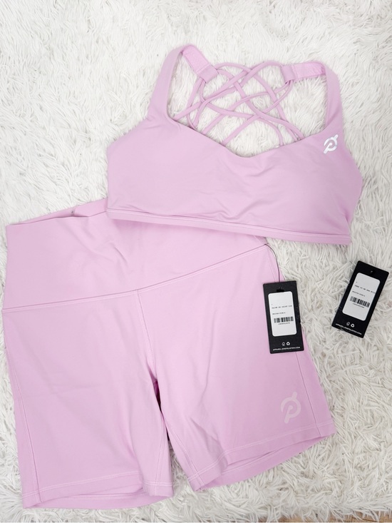 lululemon athletica Pants - NWT Lululemon x Peloton Vital Pink Free to Be Wild Sports Bra & Align Shorts 8